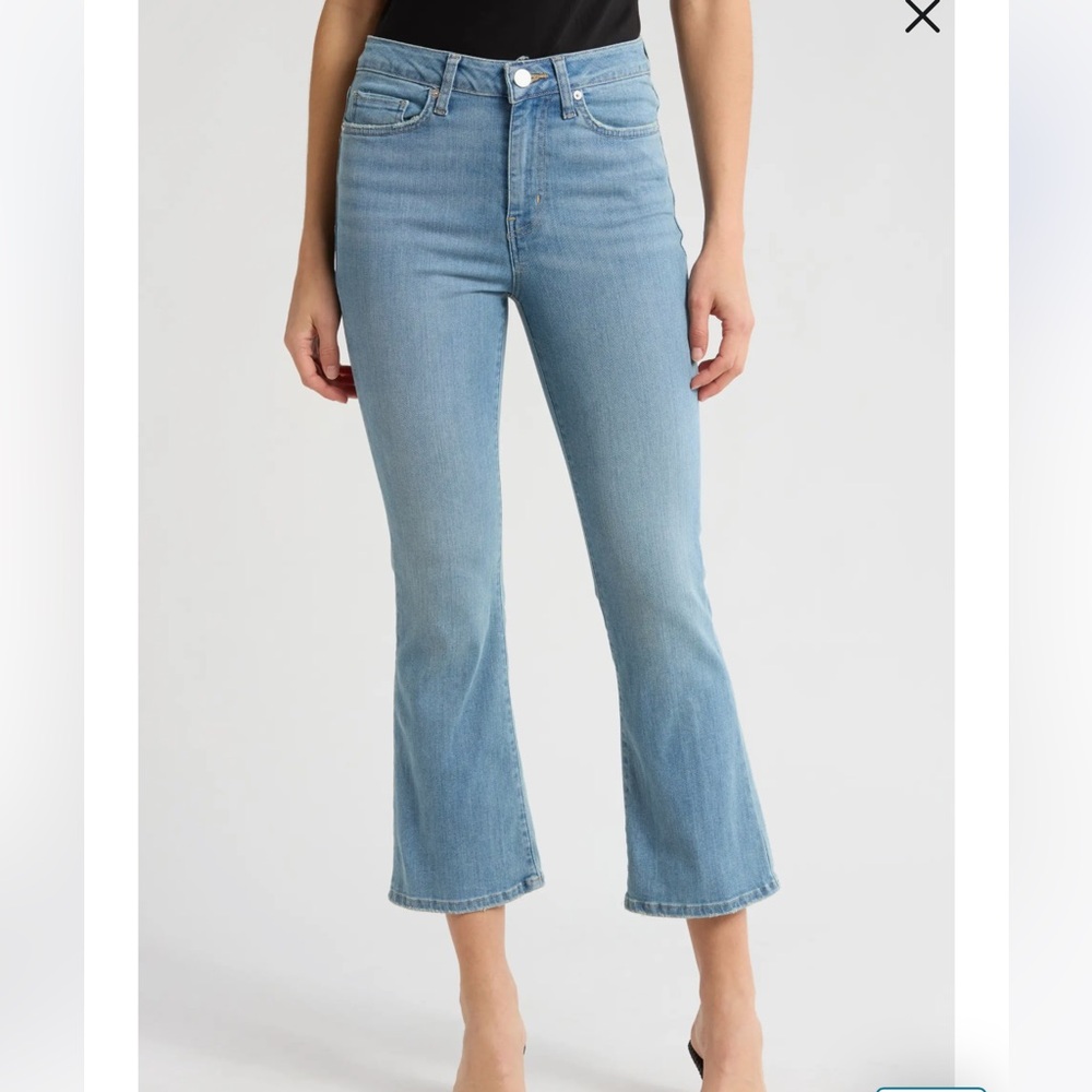 NEW Frame Le Cropped Mini Booted Cut Jeans, Size 28